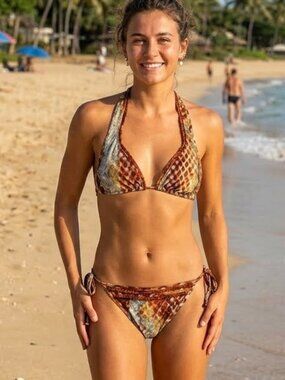 Be Creative Animal Print Bikini - Sz 10 - NEW
